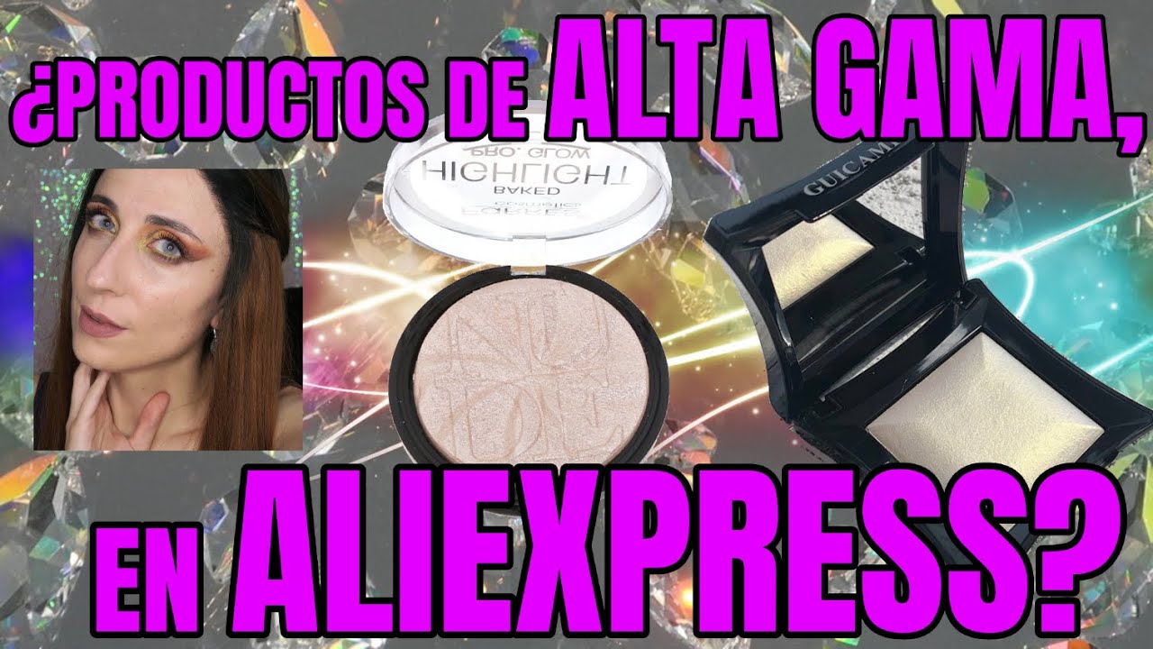 😱 😱 ALUCINANTES!! NUEVOS ILUMINADORES HIGHLIGHTERS de ALIEXPRESS swatches - review - demostración