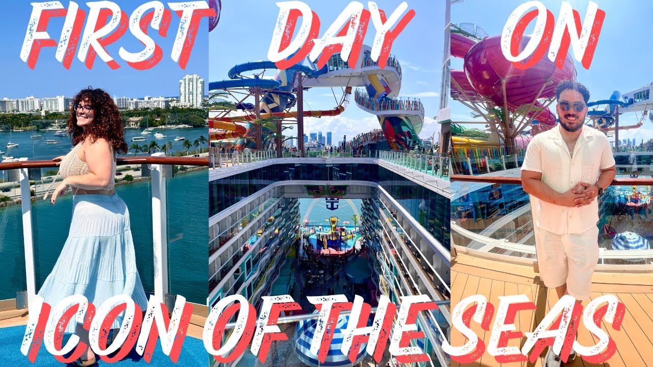 Day 1 on Icon of the Seas' 7 Night Western Caribbean | Check-in, Room Tour, Gym Tour & Sail Away!