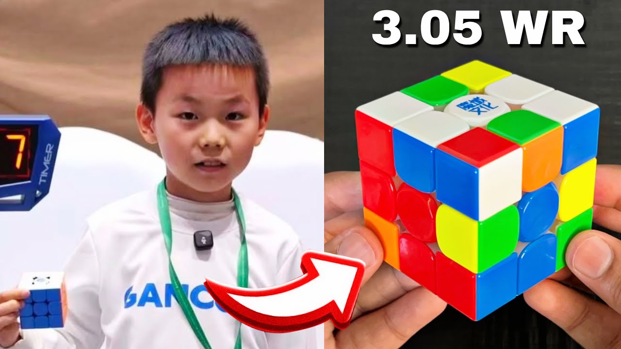 This 7-year-old kid solved the Rubik's Cube in just 3 seconds 🤯