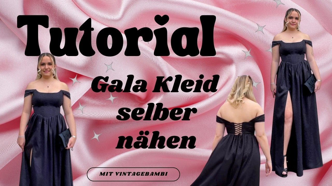 Last minute Gala-Kleid selber nähen?! 😱✨I POV Tutorial