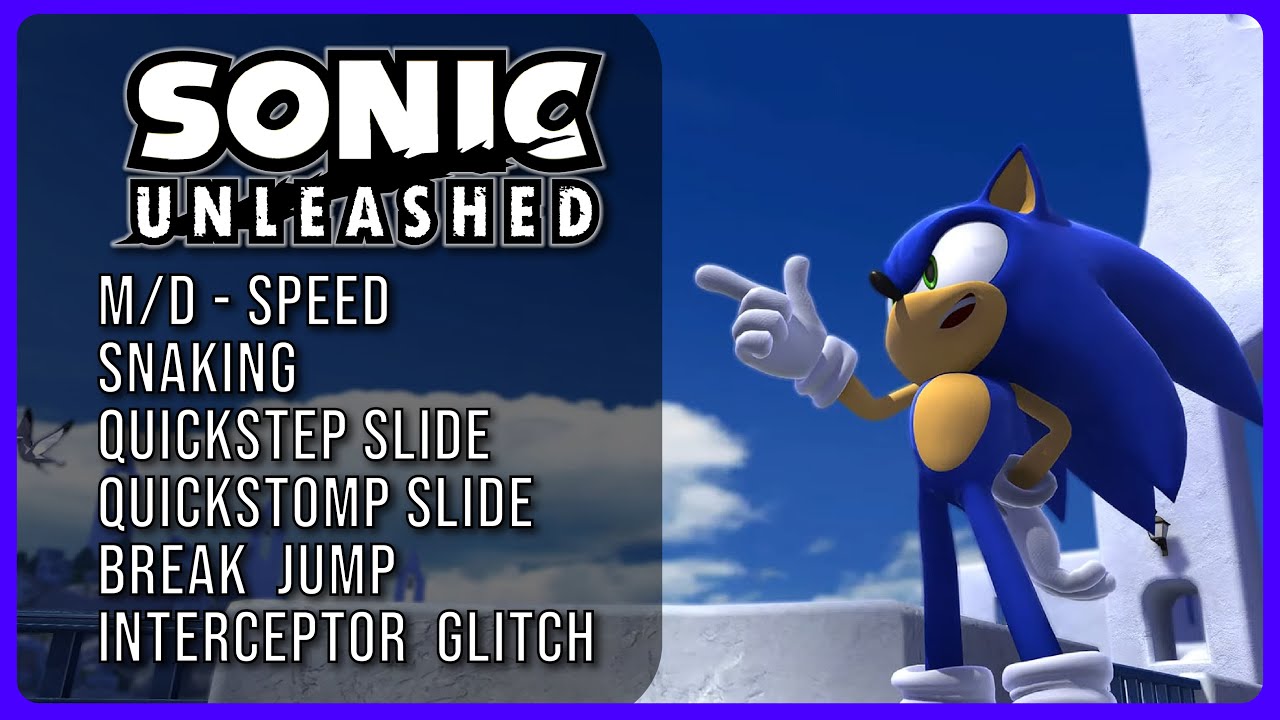 DEFINITIVE Speedrun Tricks Tutorial (M/D-Speed, QSS, Break Jump, and more) I Sonic Unleashed