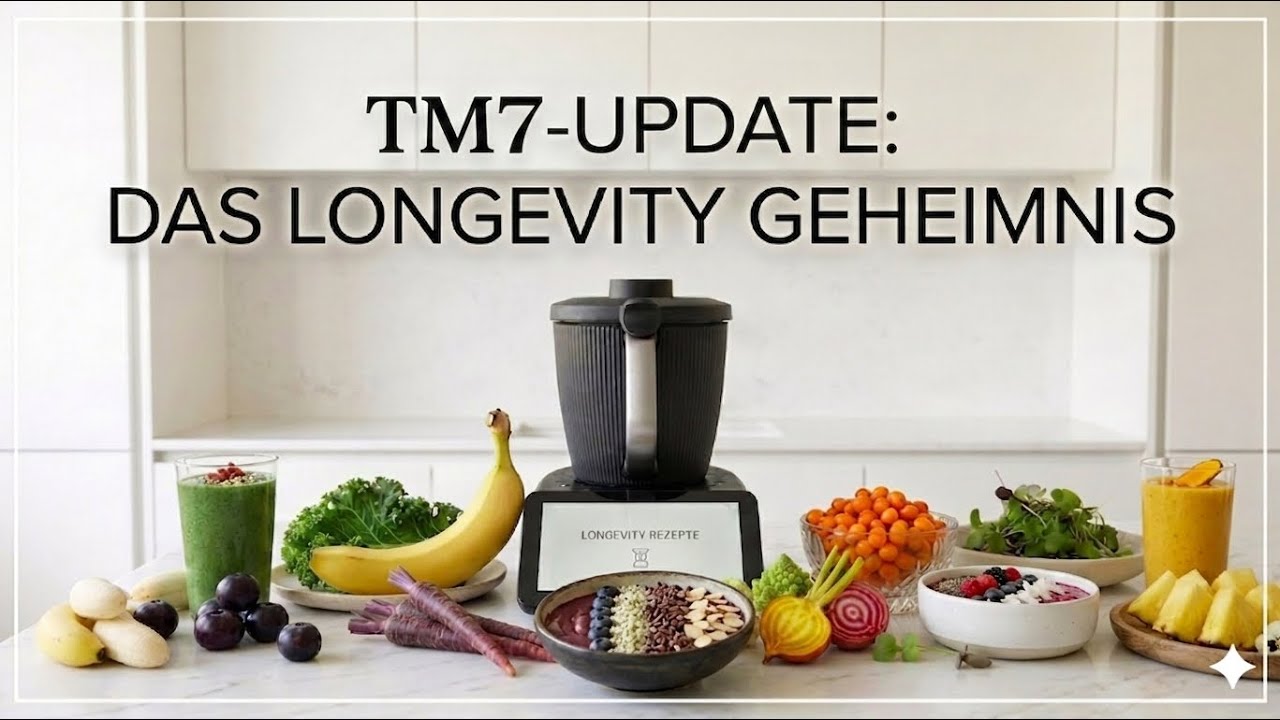 Longevity mit dem Thermomix TM7: richtig essen  für ein langes Leben