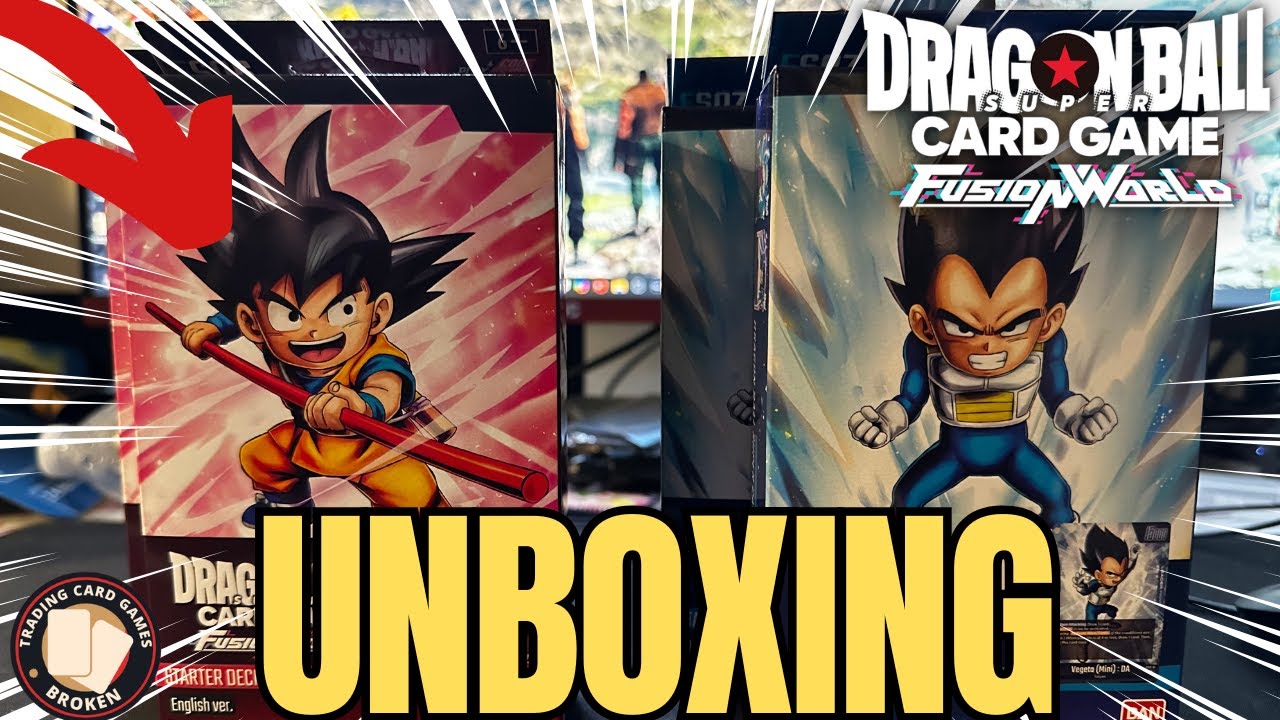 Goku & Vegeta Daima Starter Decks *UNBOXING* - Dragon Ball Fusion World