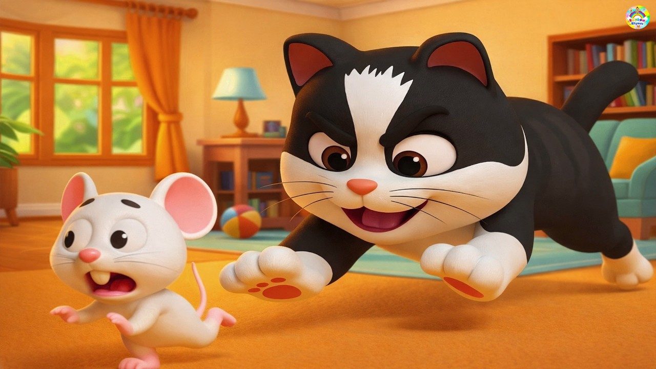 म्याऊ म्याऊ | Billi Karti Meow Meow | Kids Song - Hindi Rhymes For Kids | Kids Song #RainowRhymes