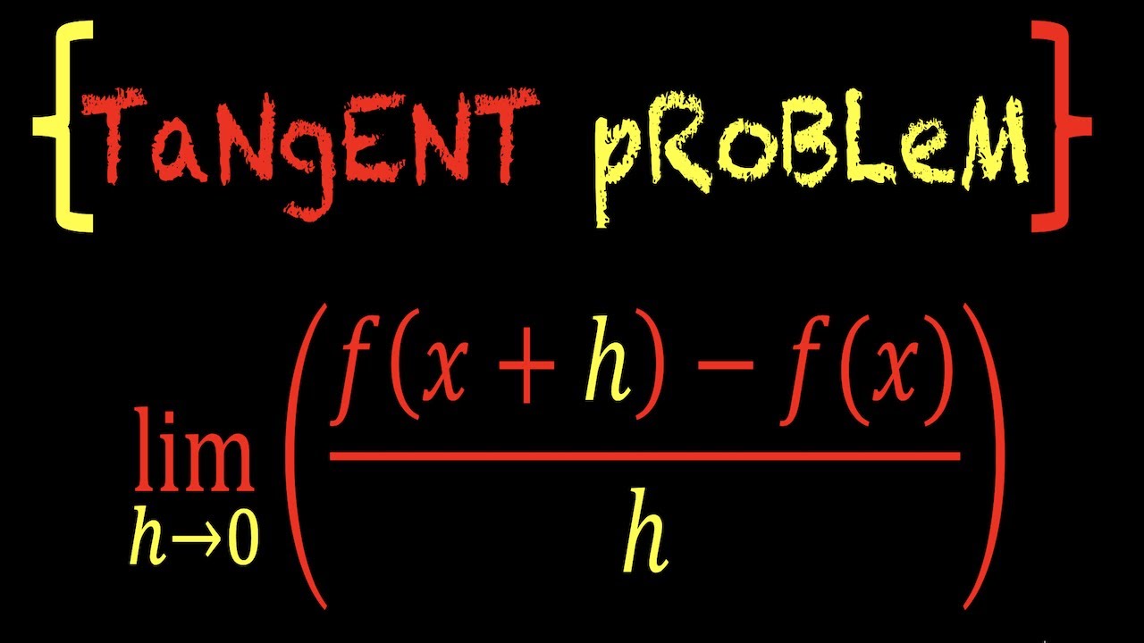 Calculus - Limits - Slope of Tangent Line