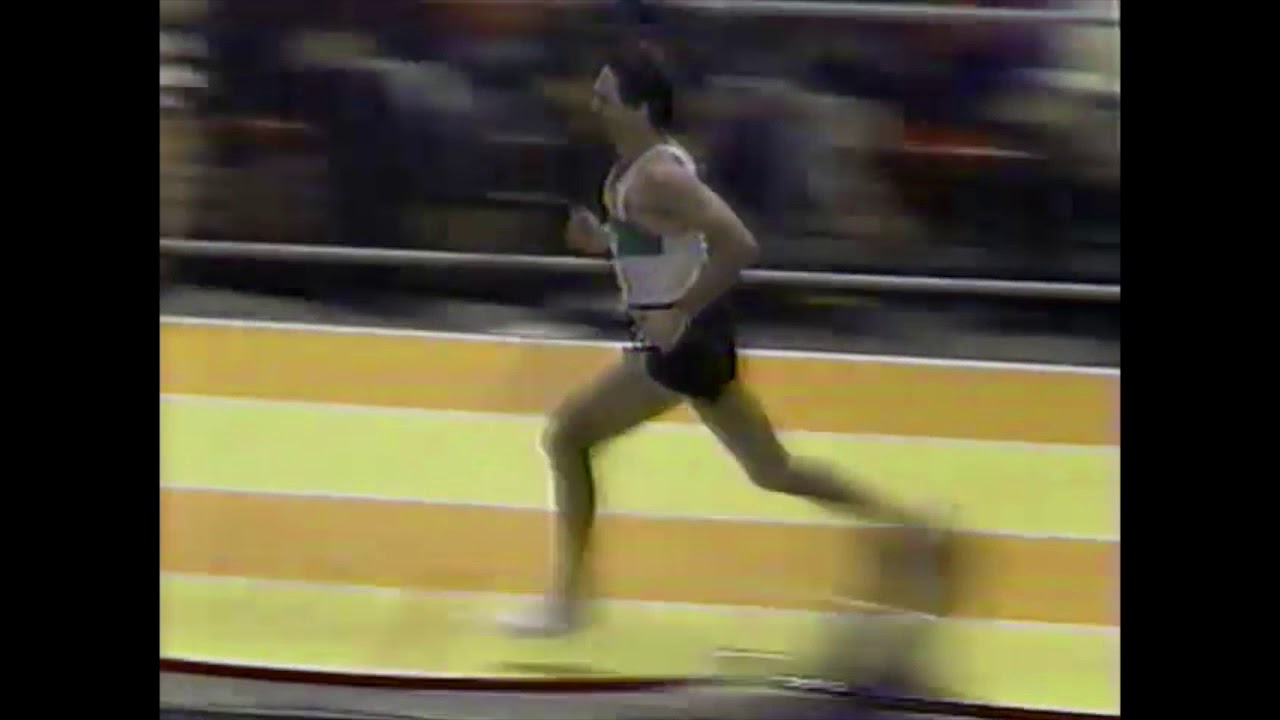 Steve Scott vs  Marcus O'Sullivan - Mile - 1990 USA Indoor Championships