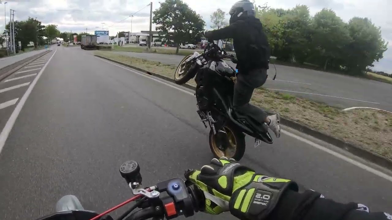 installation du handbrake + rencontre incroyable (Wheeling)