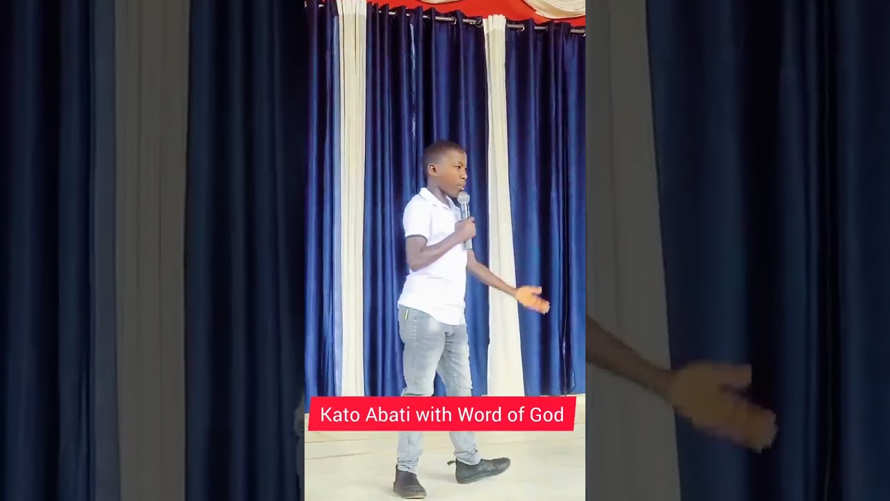 Kato Abati giving us the Word of God. We're raising a generation.