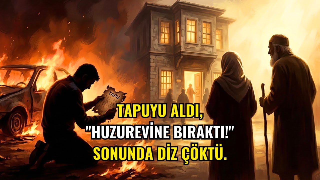 ANNESİNİ KANDIRIP TAPUYU ALDI... YANGININ İÇİNDE KALINCA BAKIN YARDIMINA KİM YETİŞTİ!