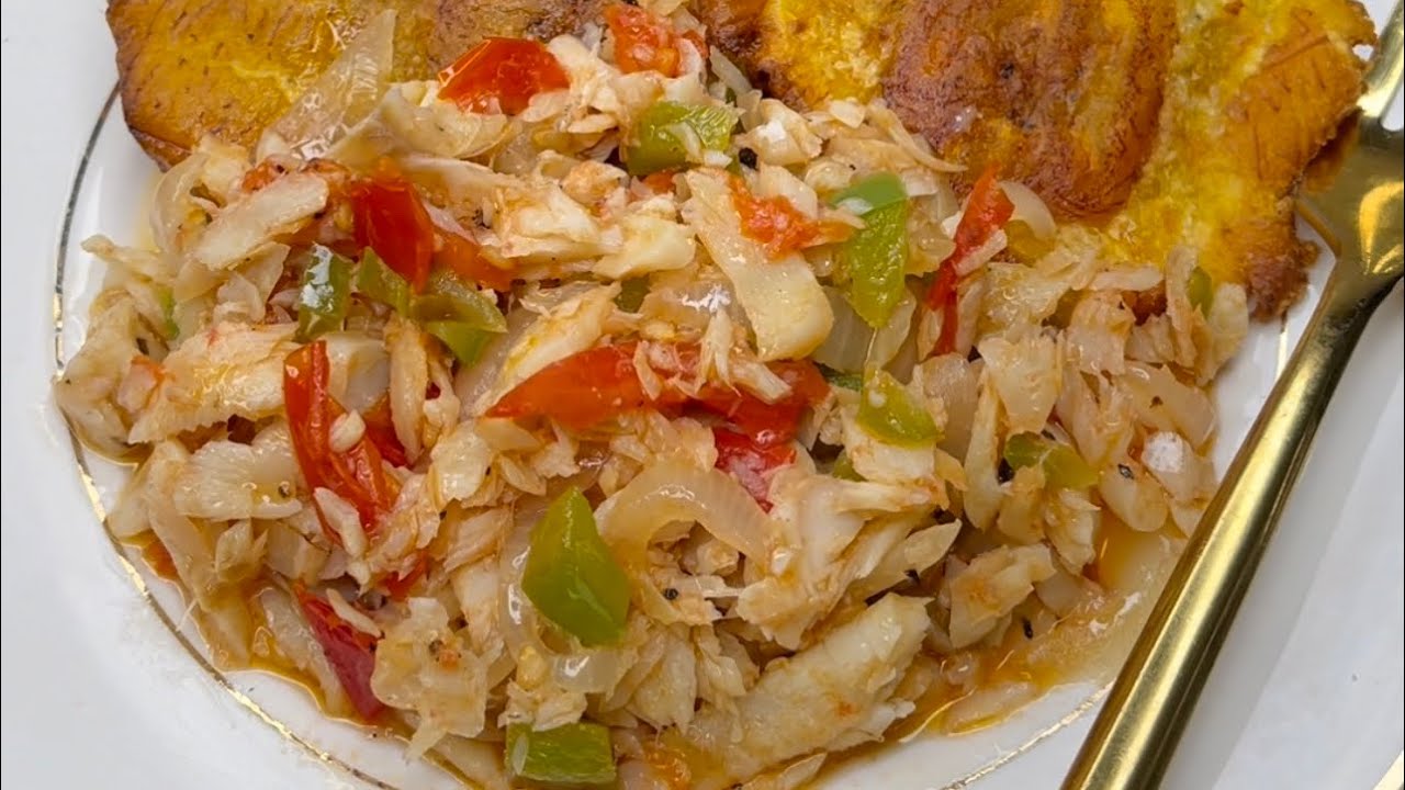 Jamaican Saltfish Recipe|Salted Codfish Recipe|THE RAINA’S KITCHEN