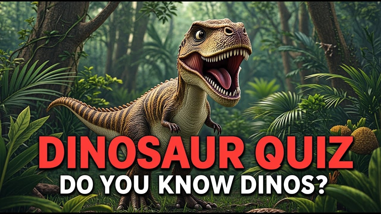 DINOSAUR QUIZ: Who is the Strongest? 🦖💪