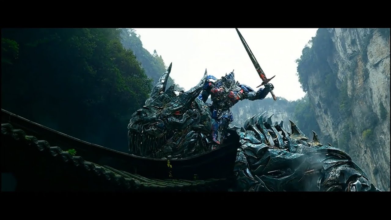 Transformers 4 |  Optimus Prime VS Grimlock Savaş Sahnesi | HD Ses Kalitesi