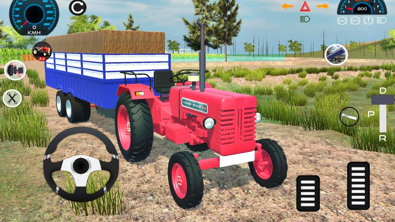 Modern Farm Tractor Driving Games 2026 - Mahindra 4x4 Cargo Tractor Driving Games - Android GamePlay