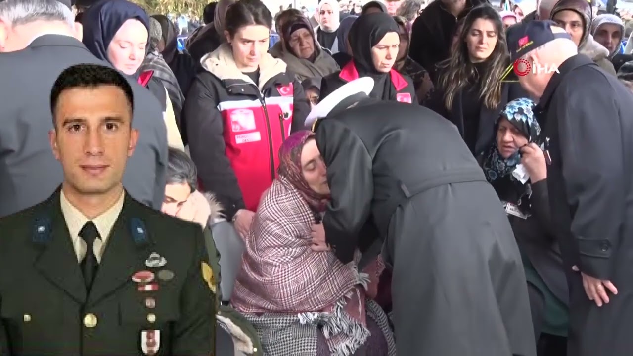 ŞEHİT ASTSUBAY UFUK AKINCI SON YOLCULUĞUNA UĞURLANDI