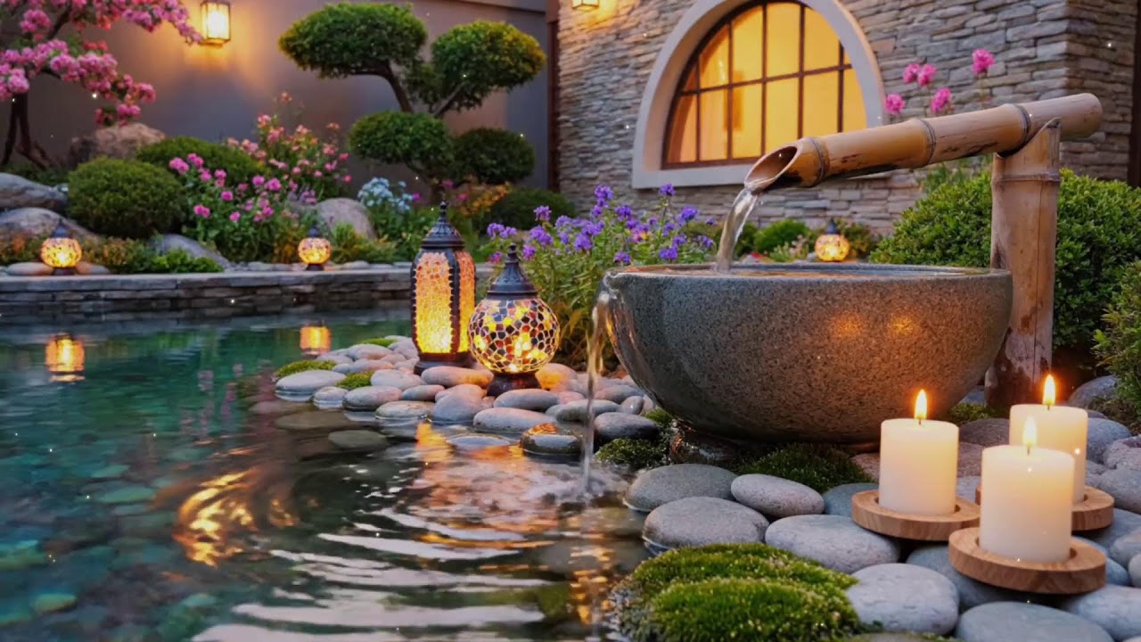 Relaxing Piano with Nature Water 🌿 Soothing Stress, Healing Mood & Inner Peace