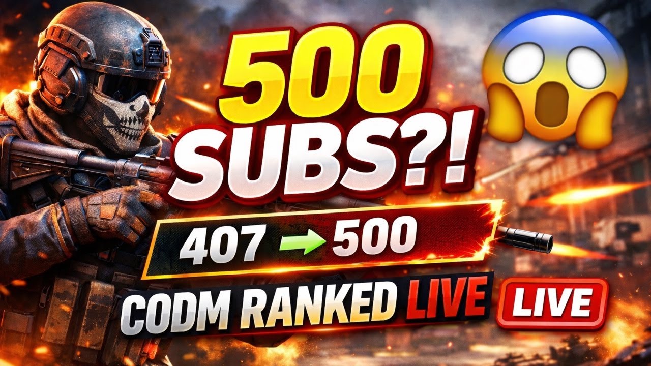 ROAD TO 500 SUBS! 🔥 Ranked Grind in CODM | Come Join the Squad!