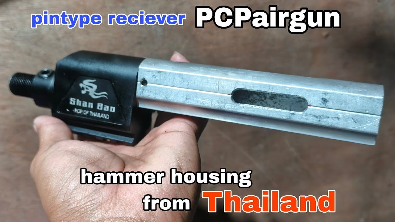 Pintype reciever for PCP airgun - hammer housing frame