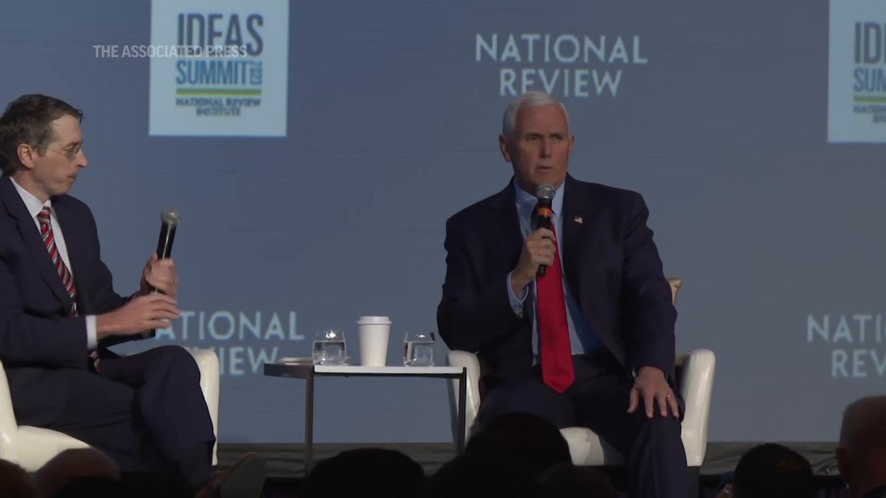 Pence: Trump indictment is political prosecution