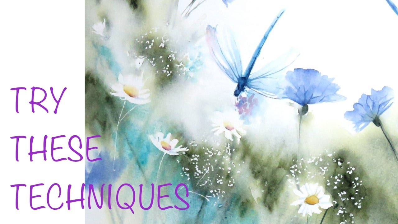 Masking flowers and dancing damselflies