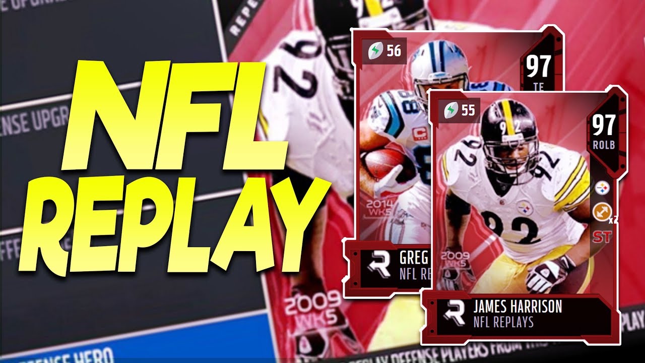 MUT 18 NFL REPLAY PROMO! 96 JAMES HARRISON AND GREG OLSEN! WEEK FIVE! | MADDEN 18 ULTIMATE TEAM