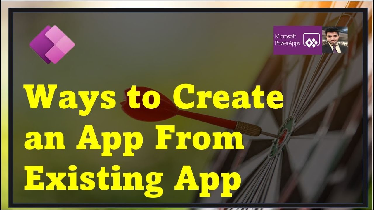 ways to create a power App from an existing power app