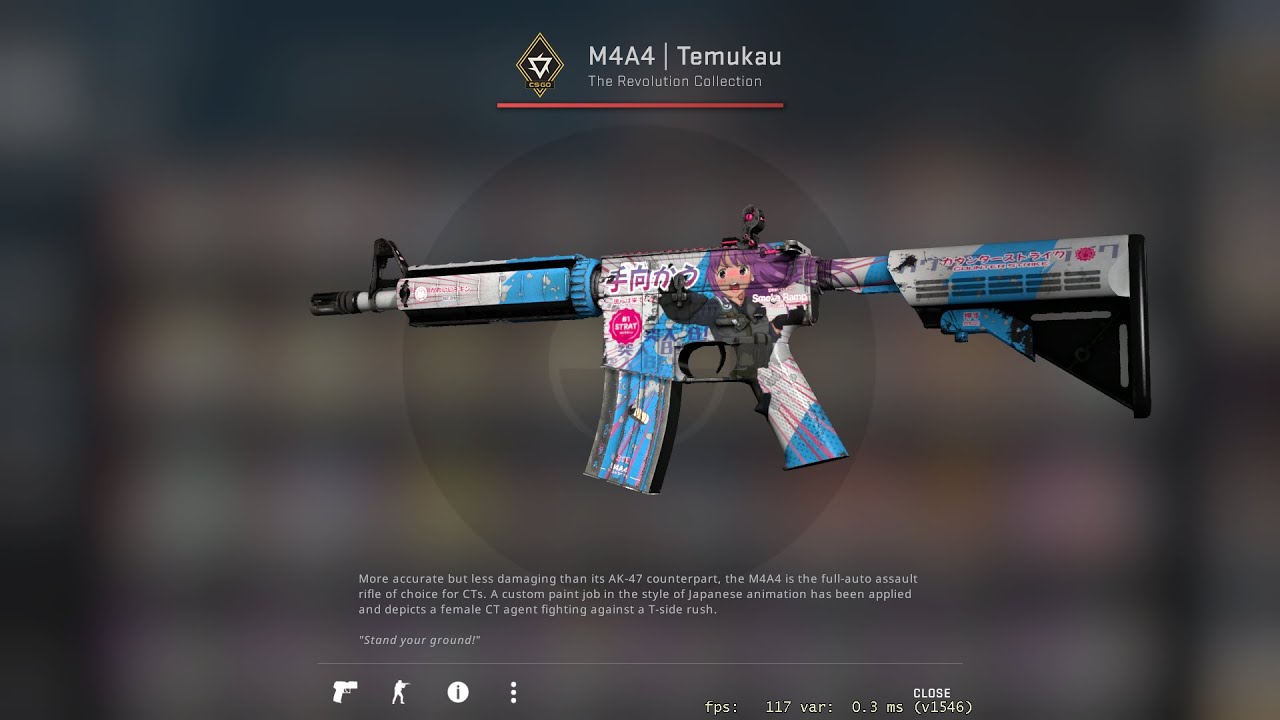 M4A4 Temukau - Trade up contact
