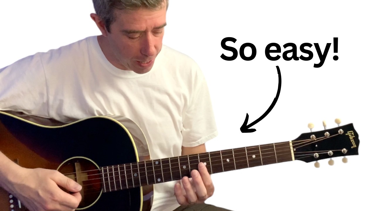 How to play a Bm chord - the EASIEST way (one finger)