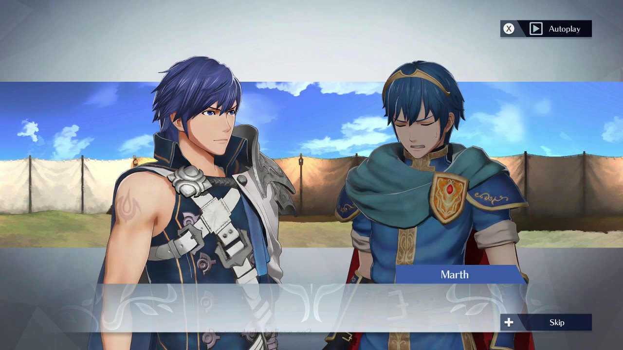 Fire Emblem Warriors - Chrom and Marth Support Conversation