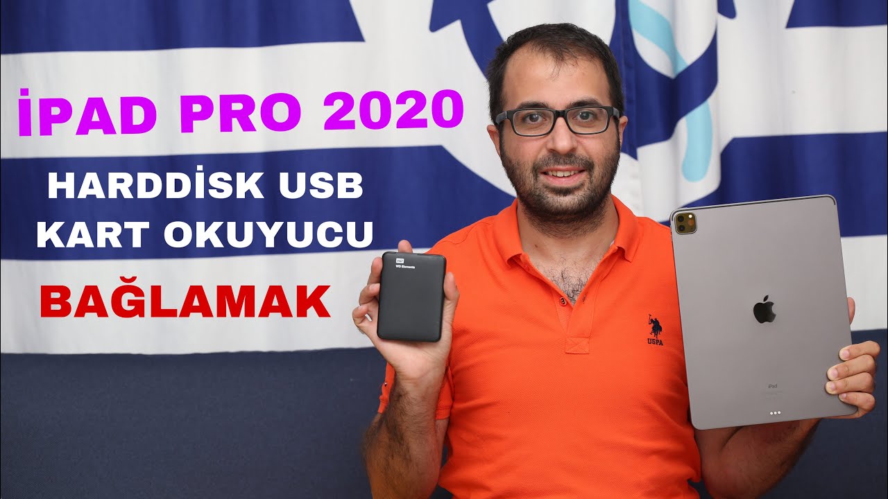 İPad Pro Harddisk  Usb bellek  Kart  okuyucu Bağlamak