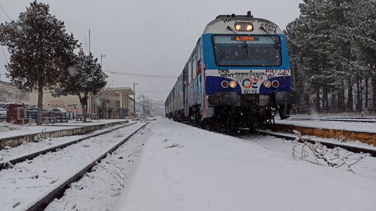 Τραίνο Φλώρινα 5/1/20 Αμαξ/χία 81/84 Θεσσαλονίκη-Φλώρινα MAN 621 112-212 TrainOSE Greece