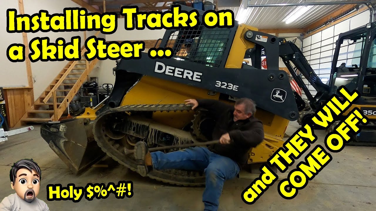 Installing Rubber Tracks on Skid Steer the easy way!