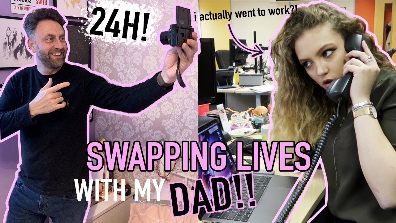 I SWAPPED LIVES WITH MY DAD FOR 24H!! *I actually did his job* 😳