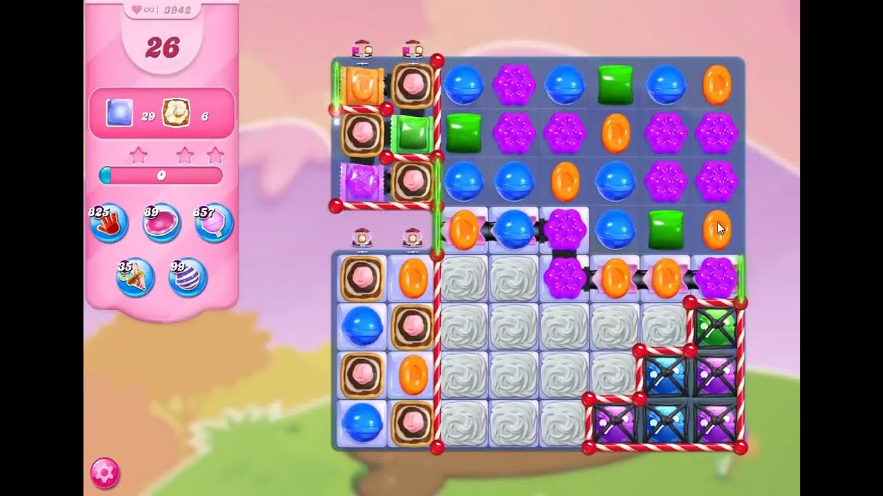 Candy Crush Saga Level 3942 NO BOOSTERS