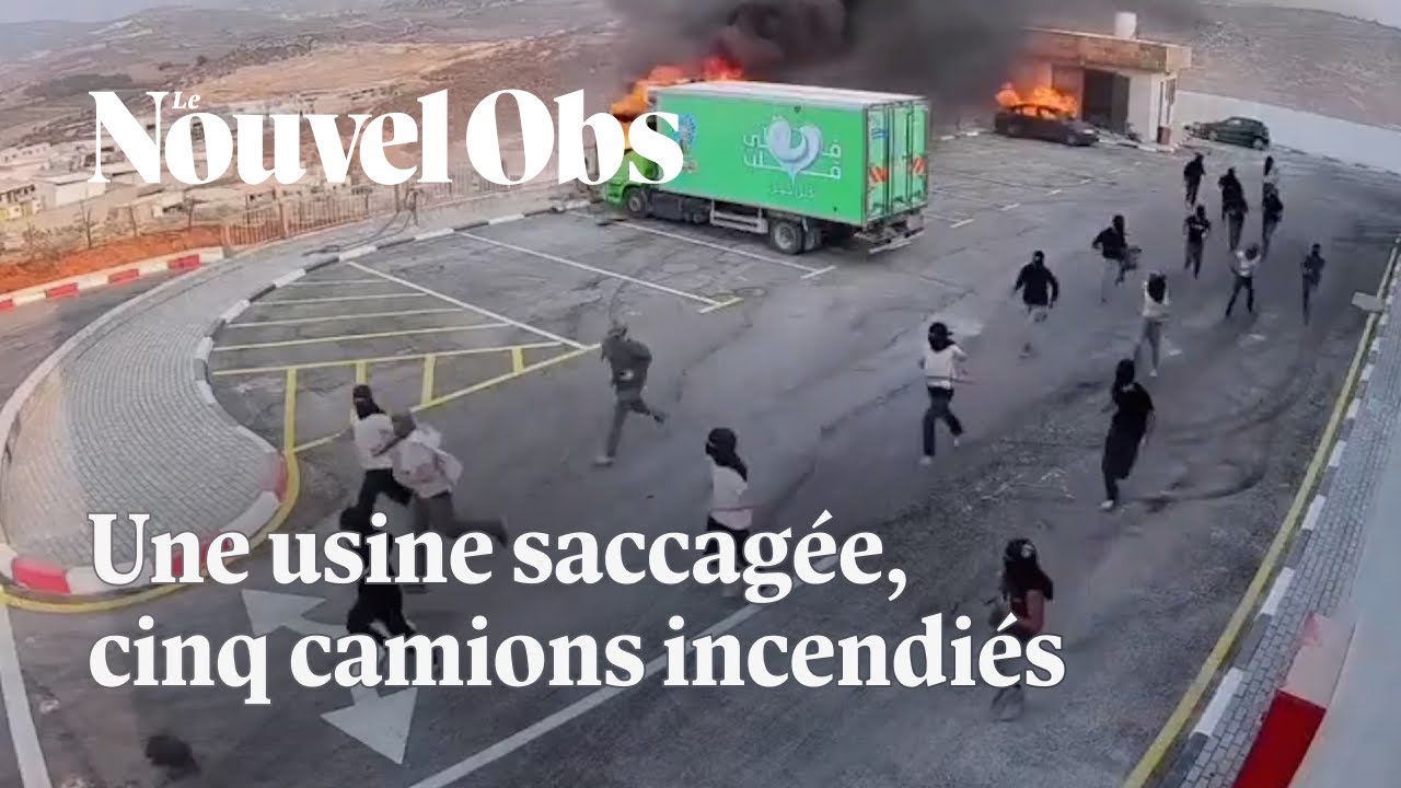 En Cisjordanie, des colons font une violente descente sur une usine laitière