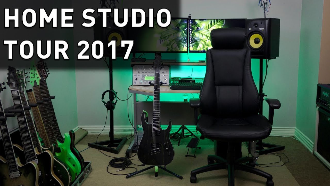 Andrew Baena's Home Studio Tour 2017 (Guitars, Gear, & More)