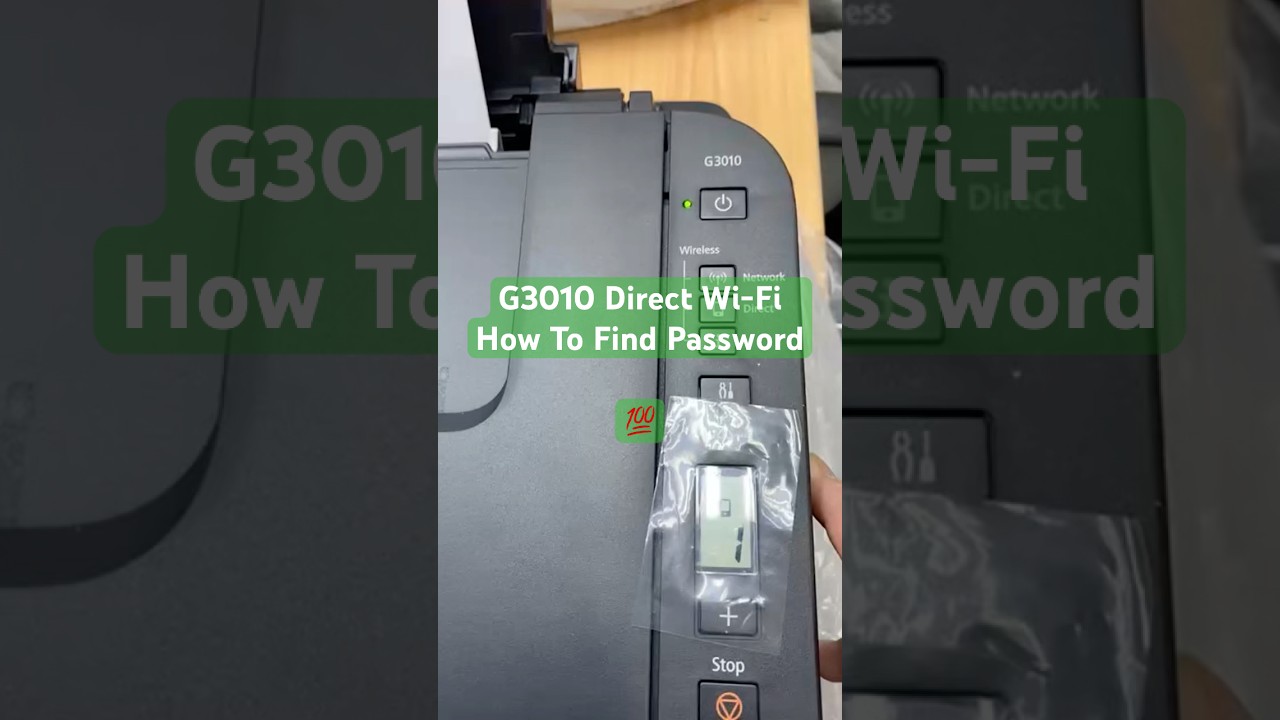 Hasło Wi-Fi Direct w telefonie Canon G3010 nie działa?