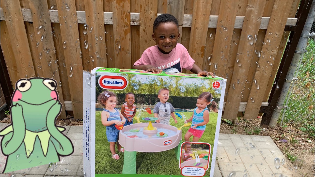 Little Tikes Frog Pond Water Table Playtime