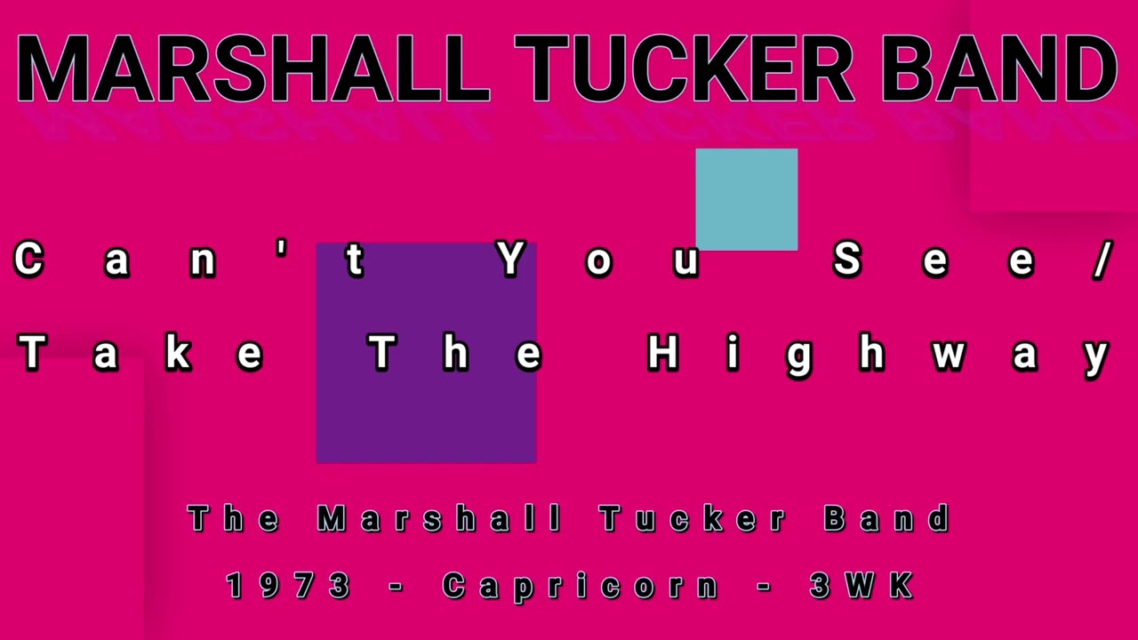 MARSHALL TUCKER BAND-Can't You See/Take The Highway (vinyl)