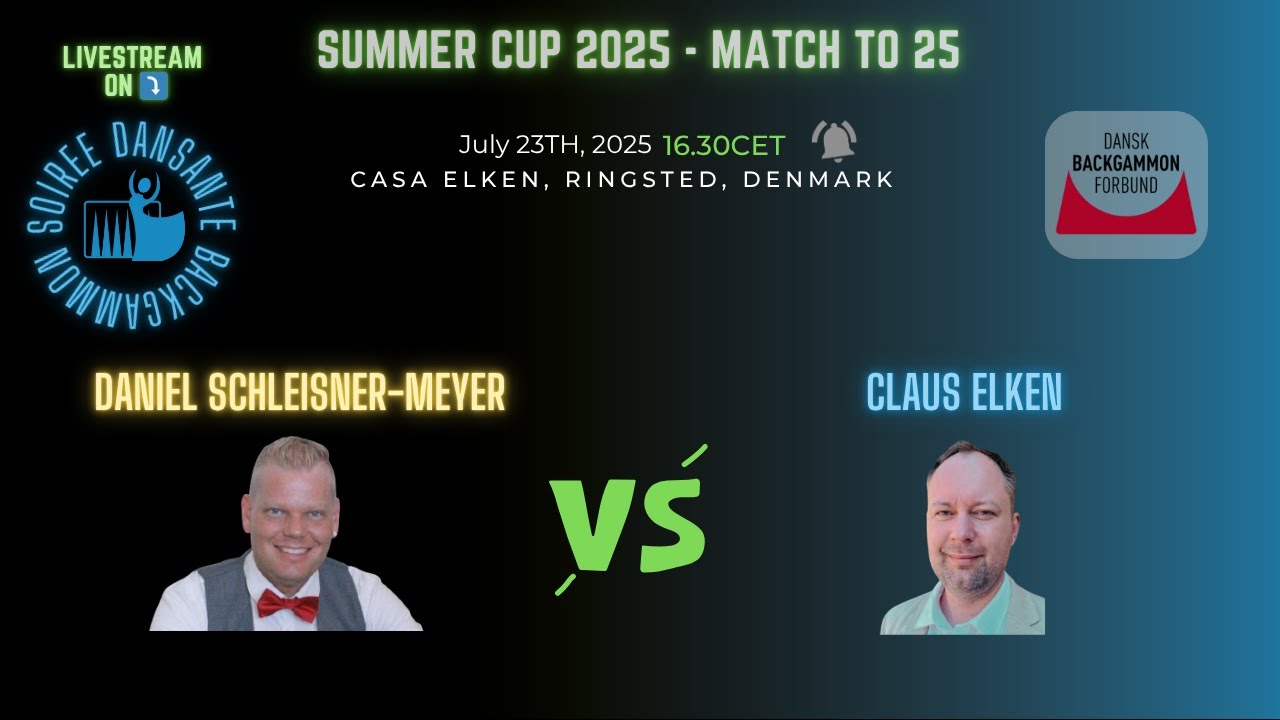 D. Schleisner-Meyer  vs C.Elken - 25 Points with XG feed - Summer Cup 2025
