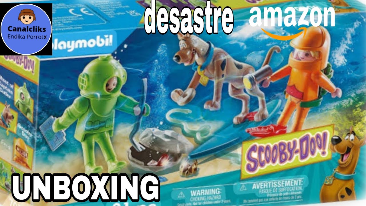UNBOXING SCOOBY DOO. Playmobil. AMAZON, así llegan sus pedidos. 