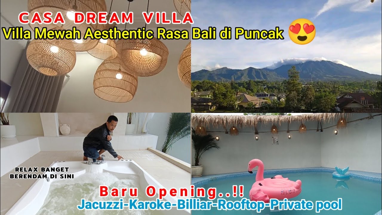 VILLA MURAH DI PUNCAK‼️BARU OPENING BURUAN BOOKING||CASA DREAM VILLA
