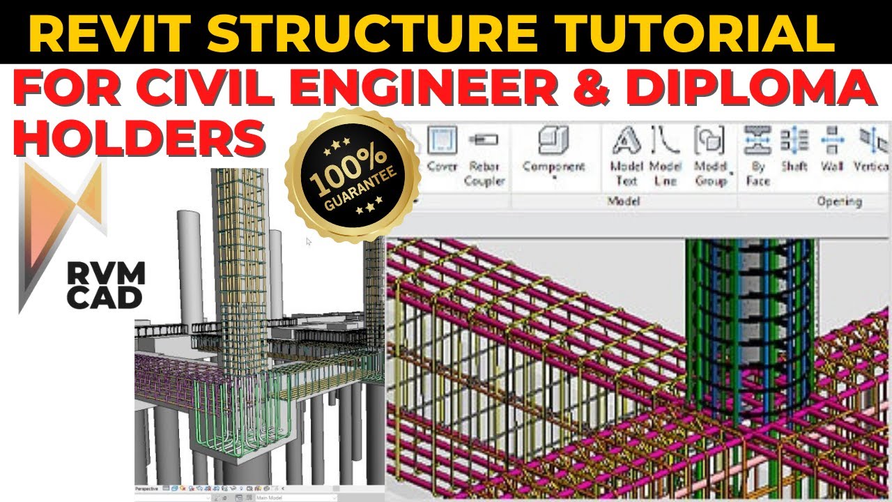 REVIT STRUCTURE Tutorial | Structure & Building Design for Civil Engineers & Civil Diploma Holders