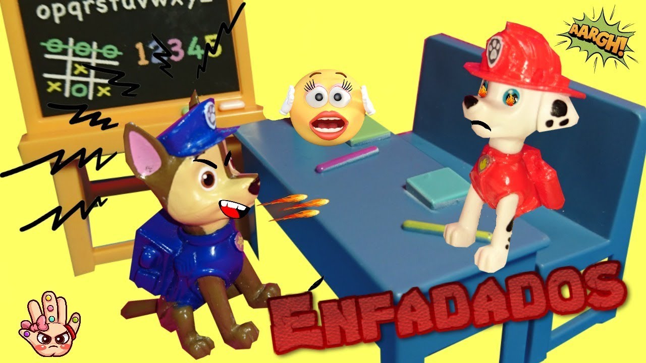 PATRULLA CANINA &iexcl;ENFADADOS! Chase y Marshall ya no son amigos//juguetes en espa&ntilde;ol