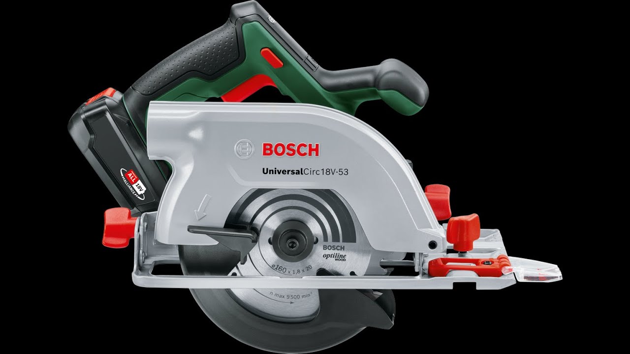 Akkupy&ouml;r&ouml;saha Bosch UniversalCirc 18V-53 - Aloitusopas