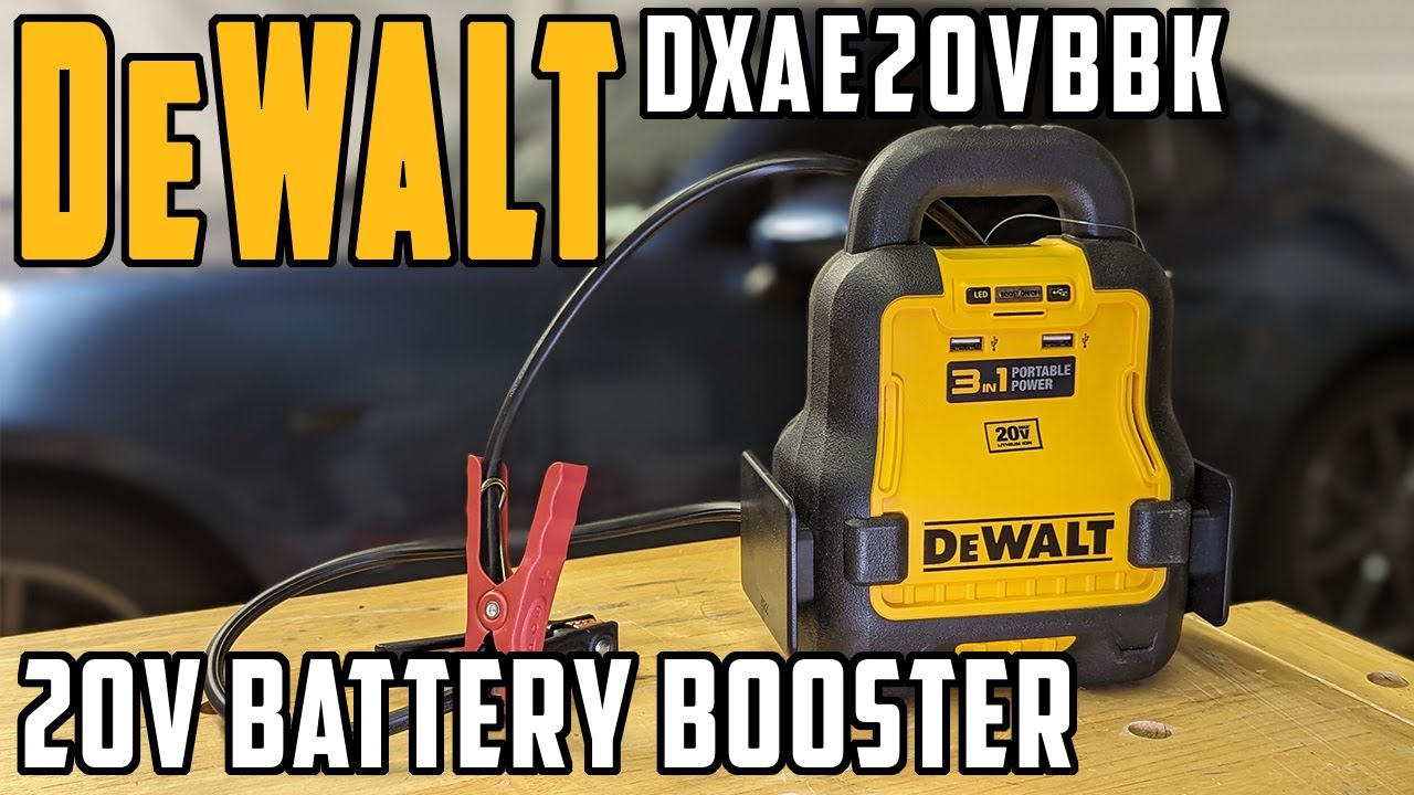 Бустерное зарядное устройство DeWALT DXAE20VBBK 20 В (20 В XR 5AH)