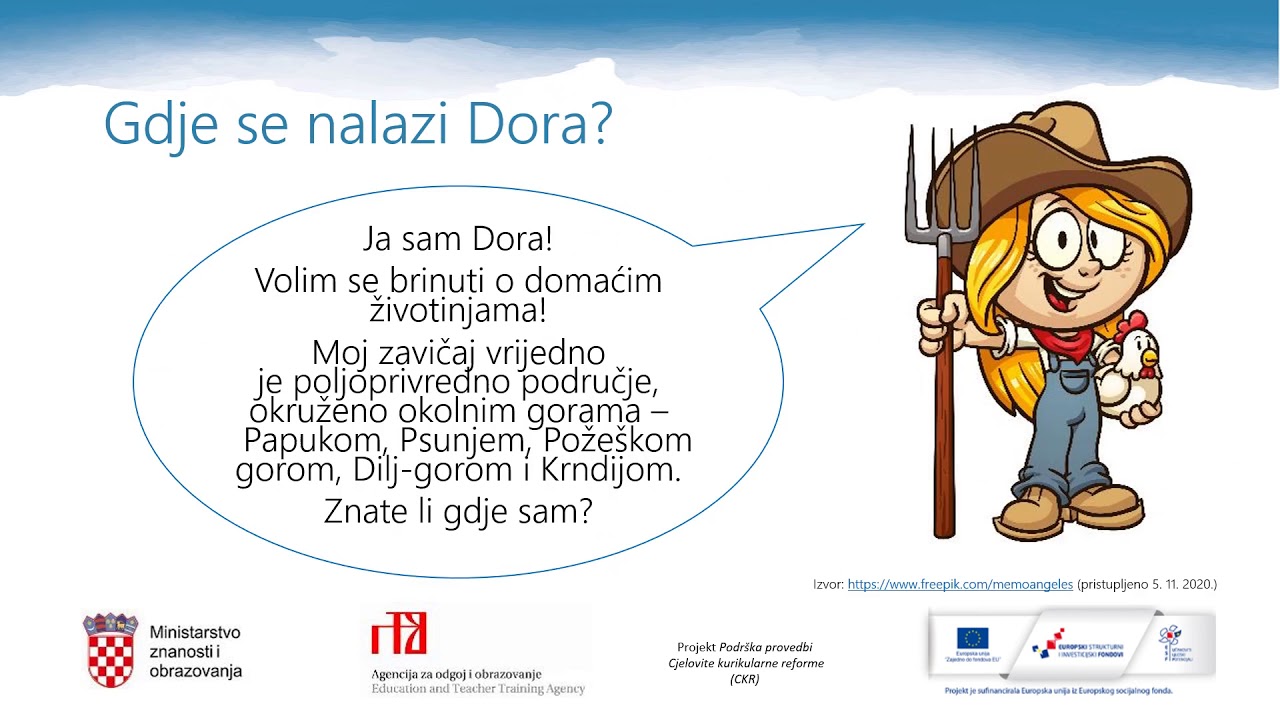 Geografija 5. r. OŠ - Reljefni oblici u zavičaju