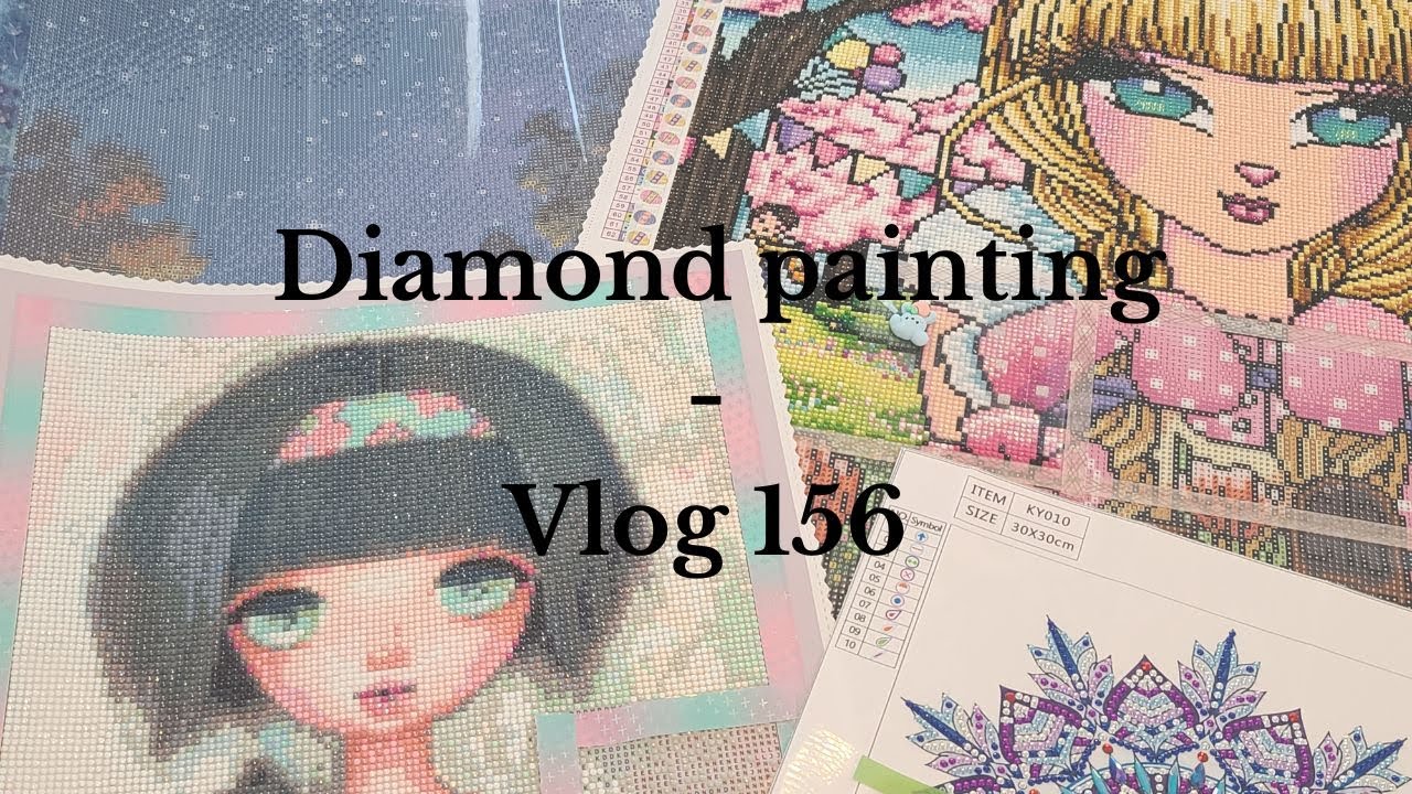 Vlog 156: diamond painting et unboxing du dp Autumn de chez Diamond Art Club