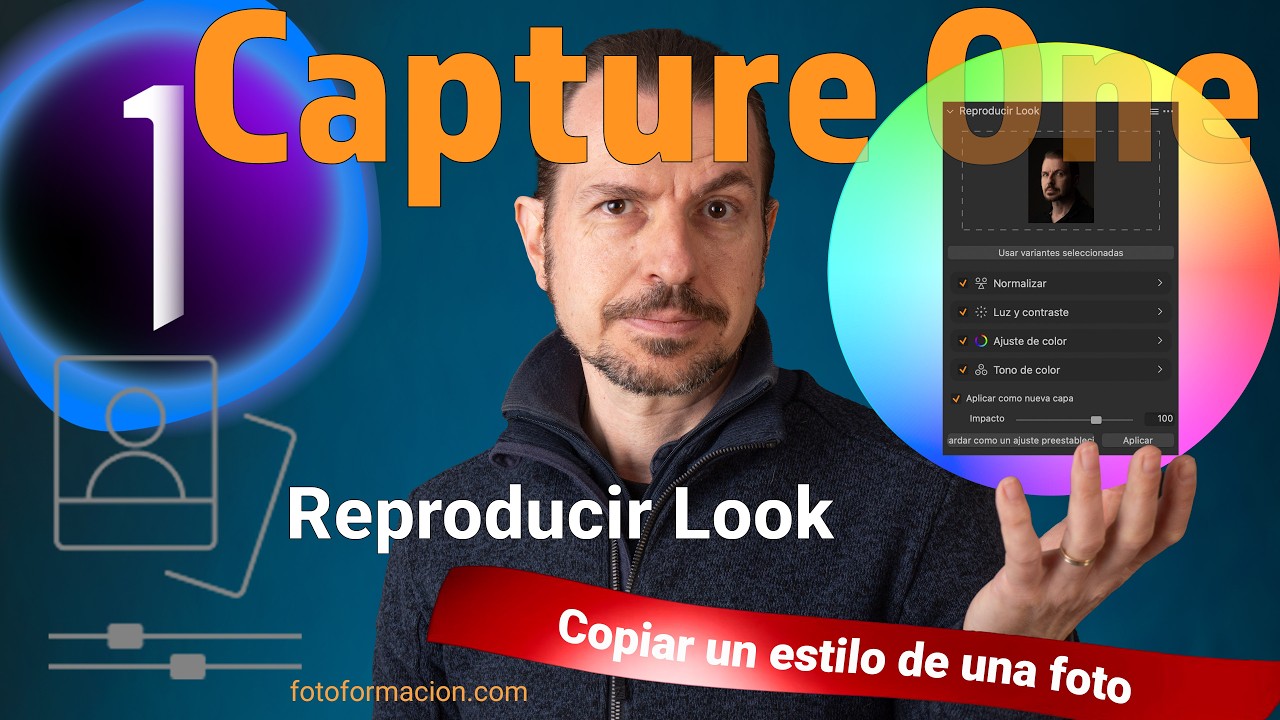Cómo copiar un estilo y crear un preset desde otra foto. Reproducir Look en Capture One