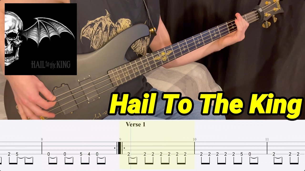 Avenged Sevenfold - Hail to the King - Bass Cover (With Tabs!)