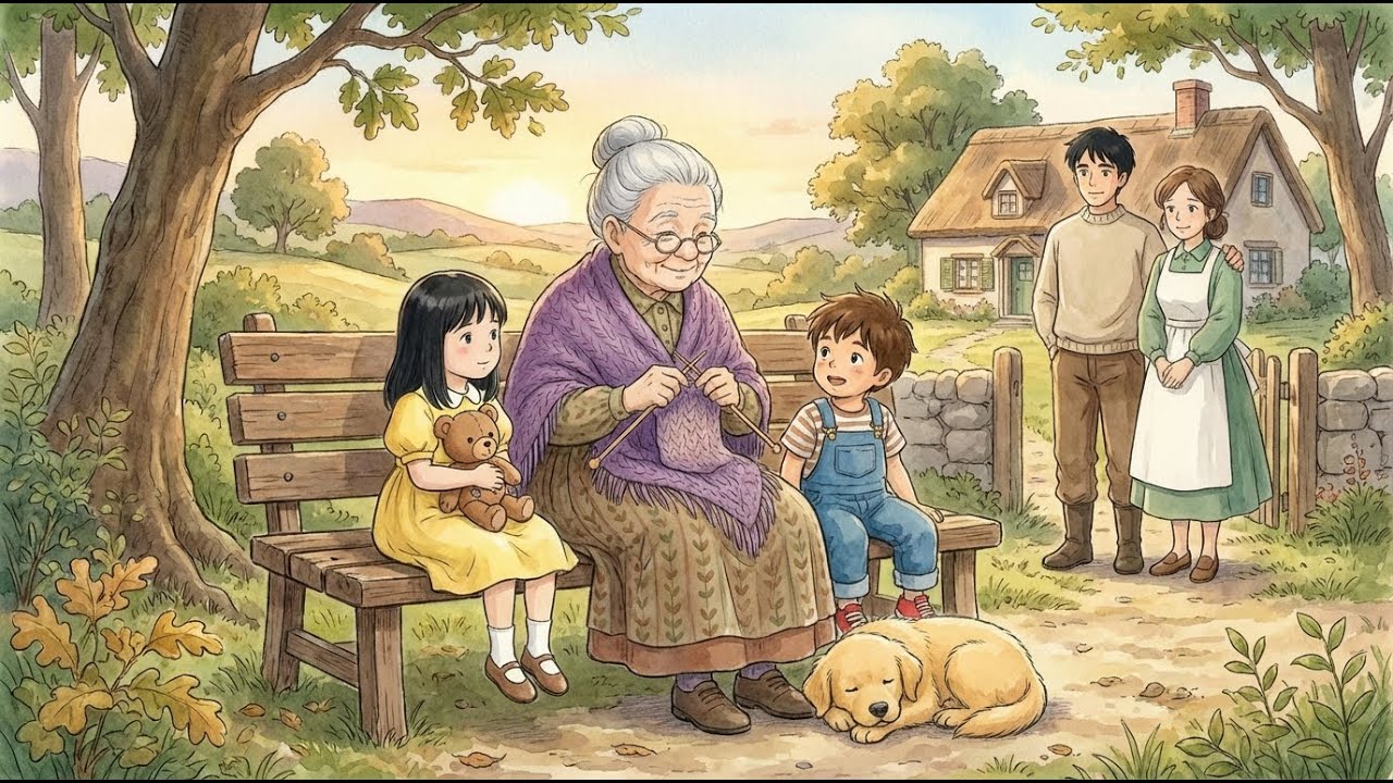 A Calm Storybook Animation | Ghibli style Peaceful Animated Short Film | A Gentle Family Story